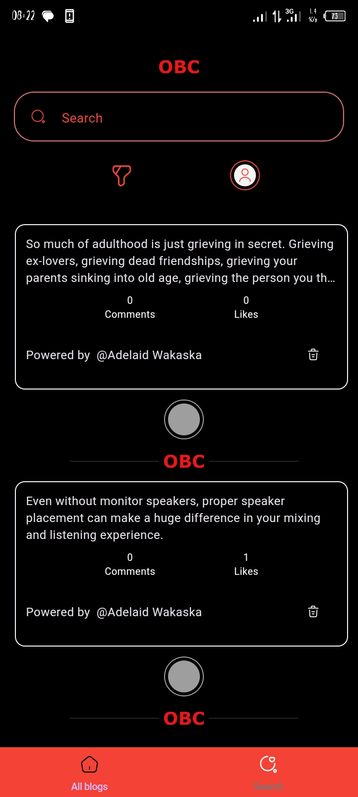 OBC App Screenshot