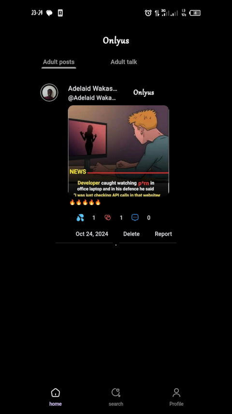 OnlyUs App Screenshot